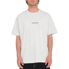 T-shirt Volcom manches courtes col rond coton homme Gris pierre