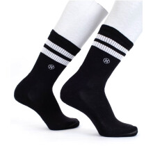 Chaussettes Hurley Quarter pour homme, rayures Low Tide, blanches