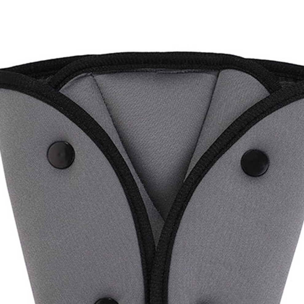 Car Child Seat Belt Triangle Adjuster Breathable Cotton Eco-Friendly Gray 8311372319525