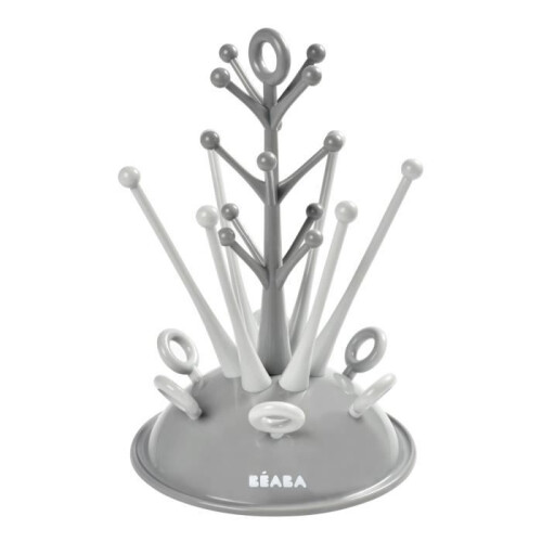 BEABA BEABA, Escurridor de biberones árbol, gris