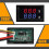6Pcs Digital Voltmeter Ammeter  100V 10A  Red LED Current Voltage Meter Tester Dual Display Panel for Automobile 2