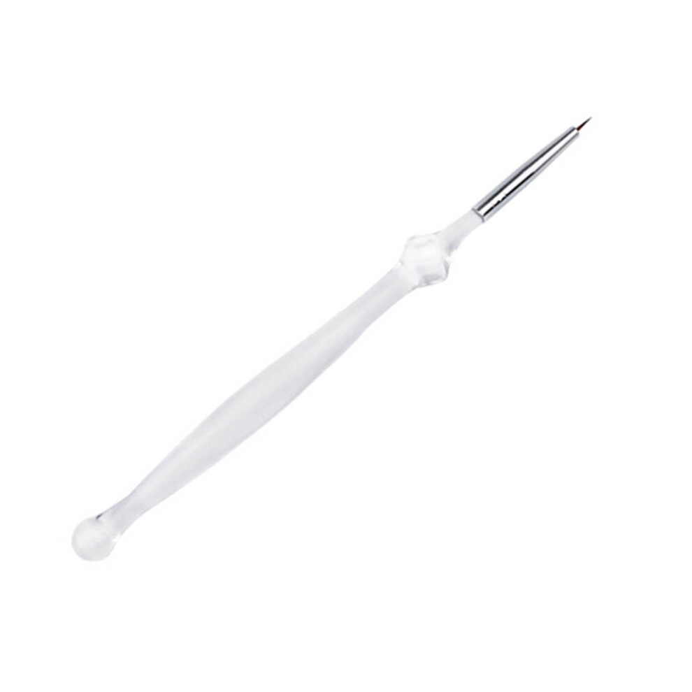 Innovative Nail Art Kit, Manicure Painting Brush Dual Ended For Versatile Designs, Comfortable Grip Handle Facilitates Steady Control, Non-corroding