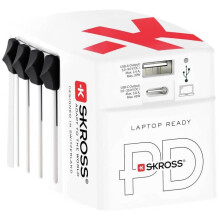 Skross 1302332 Reisestecker World AC45PD
