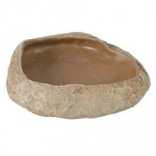 Trixie Steppe Rock Water & Food Bowl - 11 x 2.5 x 7 cm