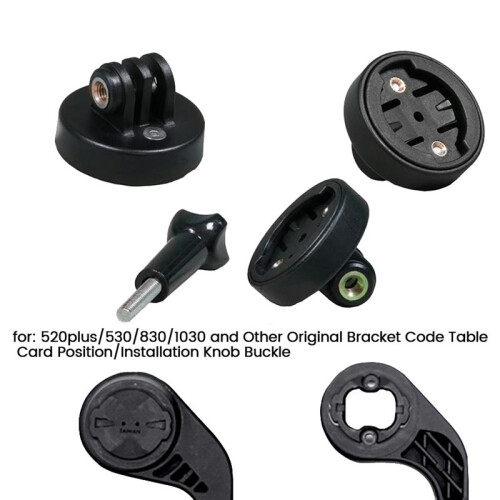 Bicycle Computer Mount Holder For  520 / 530 / 830 / 1030  Bracket Adapter Light Camera Battery Connector 1