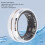 Smart Ring Gesundheits-Tracker 18mAh 17.3mm ID Gold 3