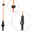 20Pc Support de Canne à PêChe Support PôLe de Stockage Rack Pointe Pince de Support Clips Queue de Billard Exposition Clip de PêChe Outil 17Mm 7
