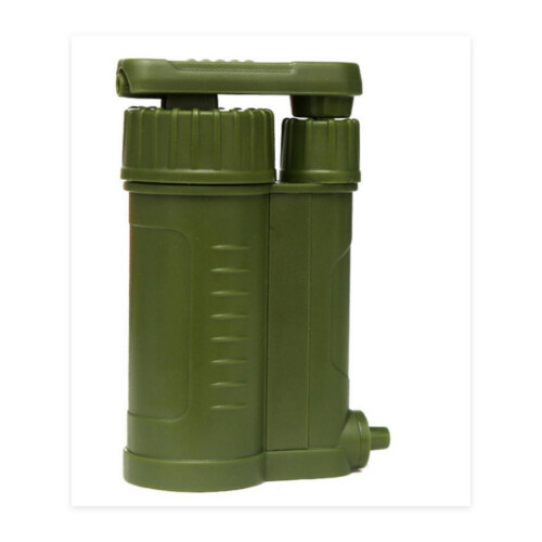 Portable Water Filter Pump Water Purifier for Backpacking Emergency Su