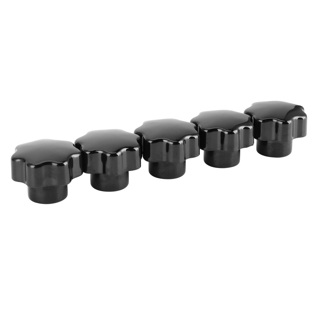 Robust Nuts Knob Handles 5Pcs 7Star Brass Core M10x40 For Industrial Machinery 7601379034776