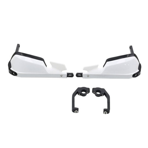 Motorcycle Hand Guards Brake Handguard Shell Protection Wind Shield Deflector Cover for KOVE 800X White