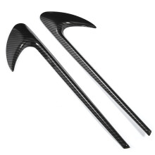 Spoiler de phare avant pour Mercedes-Benz CES CLS Classe W205W213, cache de feu antibrouillard avant aspect fibre de carbone, construction ABS haute
