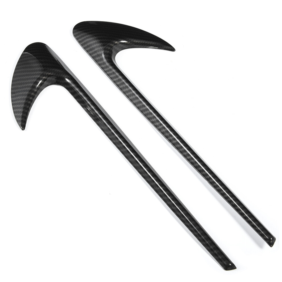 Eyebrow Spoiler For Mercedes Benz C E S Cls Class W205 W213, Front Fog Trim Cover With Carbon Fiber Look High Strength Abs Build, Sporty And Light 9190834365787
