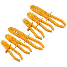 Juego de 6 Pinzas para Tubos de PláStico Pinzas para Sellar Tubos Pinzas de PláStico Abrazadera para Tubos Abrazadera para Herramientas Manguera de