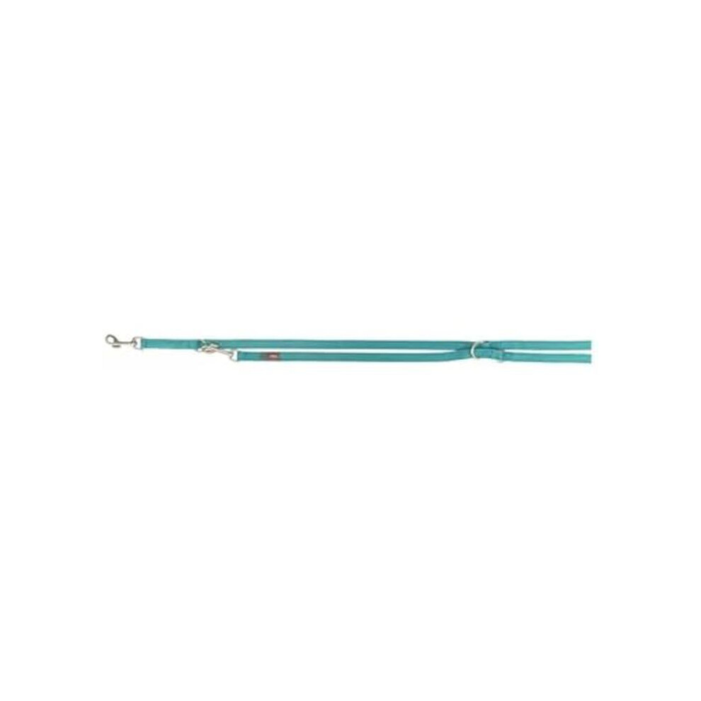 Photos - Dog Clothing Trixie Dog Leash -  - Aqua - Adjustable - Nylon - Multi-positions Blue 