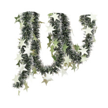 Star Christmas Tinsel Garland Housewarming Wedding 1.8M Tinsel Twist G