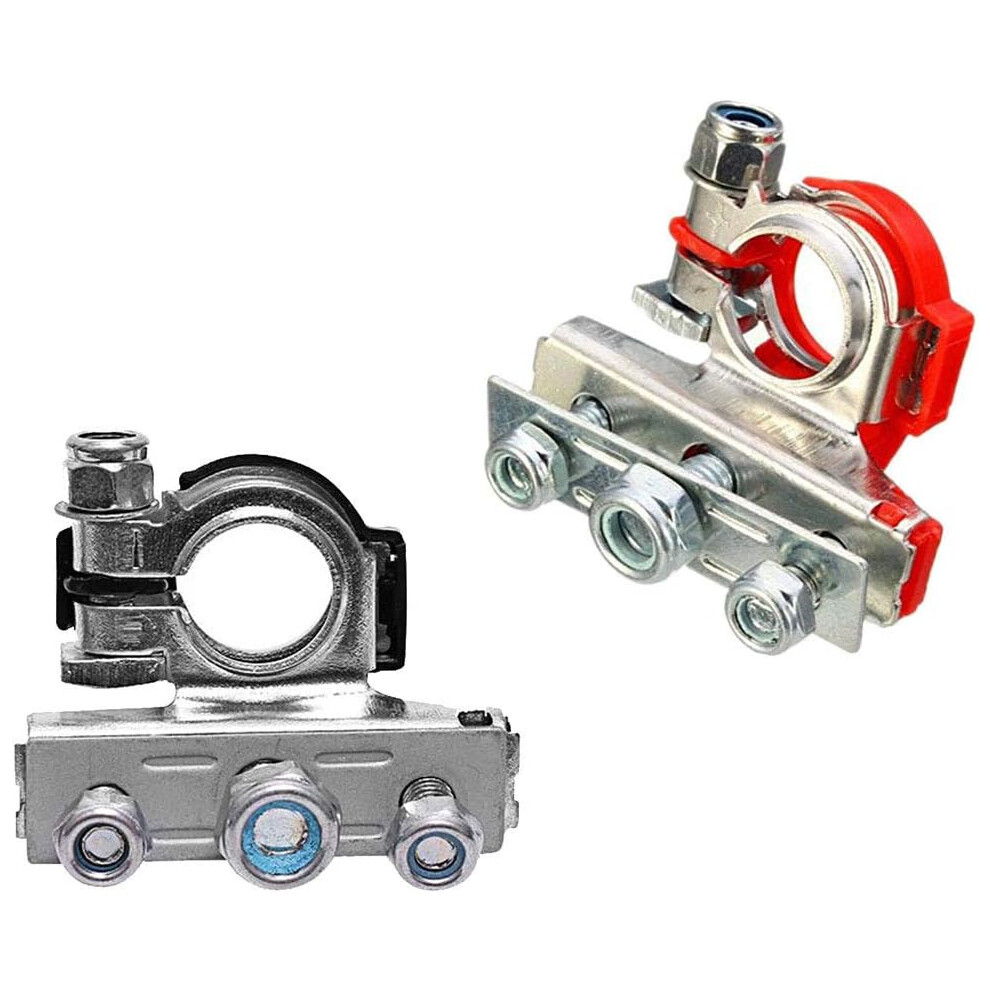 Pure Copper Plate Battery Terminal Connectors, Positive And Negative Set For Unmatched Durability In Your Car, Boat, Van, Motorhome, And Truck 9468298304353