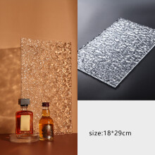 Acryl Geometrisches Fotorequisit für Produktfotografie, Wellenpad mit Wasserwellenstruktur