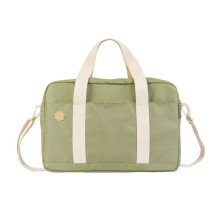 Badabulle Borsa per pannolini Bowling - Grande capacità 20L - Fasciatoio e attacchi per passeggino inclusi, Oliva