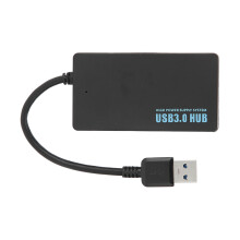 USB 3.0-Hub mit Überstromschutz, Highspeed-Datenübertragung (5 Gbit/s), kompatibel mit USB 2.0-Geräten, wärmeableitendes Gehäuse, tragbar