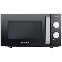 Severin MW 7762 Micro-ondes noir, acier inoxydable 800 W fonction grill