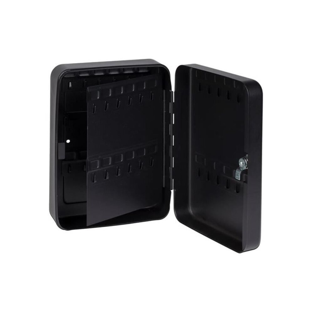 Yale Cabinet For 46 Keys, Combination Lock, Wall Mounted, 30 X 24 X 8 Cm, Black