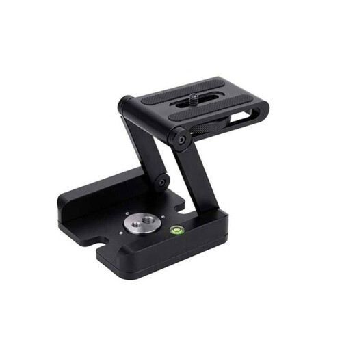 Portable Z Type Tilt Tripod  Folding Tilt Foldable Convenient Single Quick Release Plate Stand Holder Camera Bracket