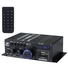 Ak380 800W 12V Power Amplifier Stereo Home Car BASS Audio Amp Music Player Car Speaker Class D FM USB/