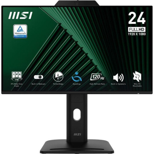 MSI Tela de PC - MSI - Pro MP242PMG - 23.8 polegadas - Full HD 1920x1080 - LCD Preto