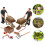 2Sets Mini Farm Figuren Spielzeug Bunt Für Kinder 8