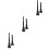 6Pcs Functional Car Interior Cleaning Brush Black Handheld Duster 6