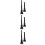 6Pcs Functional Car Interior Cleaning Brush Black Handheld Duster 9