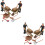 2Sets Mini Farm Figuren Spielzeug Bunt Für Kinder 6