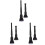 6Pcs Functional Car Interior Cleaning Brush Black Handheld Duster 3