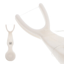 3Stk Wiederverwendbarer Dental Flosser Weiß Für Tartarentfernung