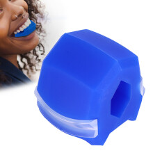 Professional Blue Silicone Jawline Exerciser for Face Slimming & Muscle Toning
