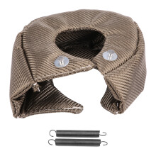 Thermal Insulation Turbo Blanket Heat Barrier High Temperature Resistance Silica Cotton Inner Layer Turbocharger Protector Horsepower Enhancement