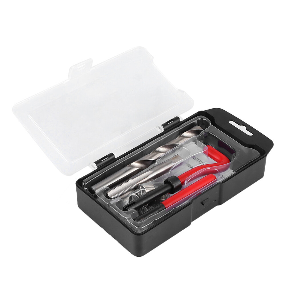 Auto Repairing Thread Repair Kit, Engine Repair High Precision Thread Repair Insert Hand Tool Set Stainless Thread Repair Compatible With M12 X 9190834088280