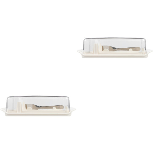 2Stk Haushalt Box Weiß Robust Für Lagerung Und 2