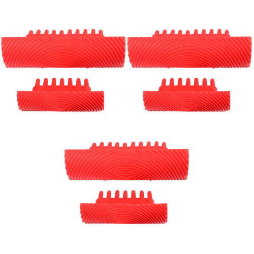 6Stk Rotes Wood Graining Tool , Für Wandgestaltung 2
