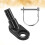 6Pièces Fixation Remorque Acier Nylon Noir Compatible 10