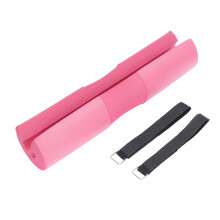 Pinkes Fitness Barbell Kniebeugenpolster, 43,5 cm, NBR-Schaum, Schulterstütze