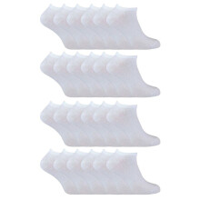 (4-6 Years, Weiß) Sock Snob - 24er-Pack Multipack-Sneakersocken aus Baumwolle für Kinder