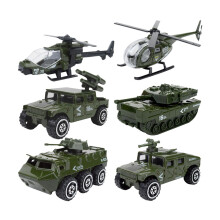 18Stk 1:87 Mini Diecast Militärfahrzeug Spielzeug Auto Mehrfarbig