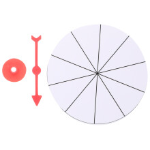 2Stk Weiß Wandspiel Rad Kinder Lernspiel Drehrad Für Party