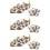 6Stk Nageldisplay Bunt Für Maniküre Nail Art Training 3