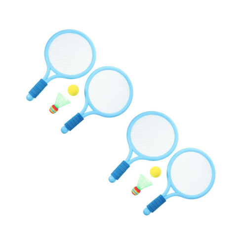 4Stk Kinder Rackets Kunststoff Bunt Langlebig Für Draußen 2