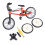 3Sets Mini Mtb Finger Bikes Rot Spielzeug Und Schreibtischmodell 11