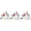 3Sets Mini Mtb Finger Bikes Rot Spielzeug Und Schreibtischmodell 4