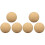6Stk Robuste Holzkugeln Für Tischkicker, Mini, Khaki, Austauschbar 2