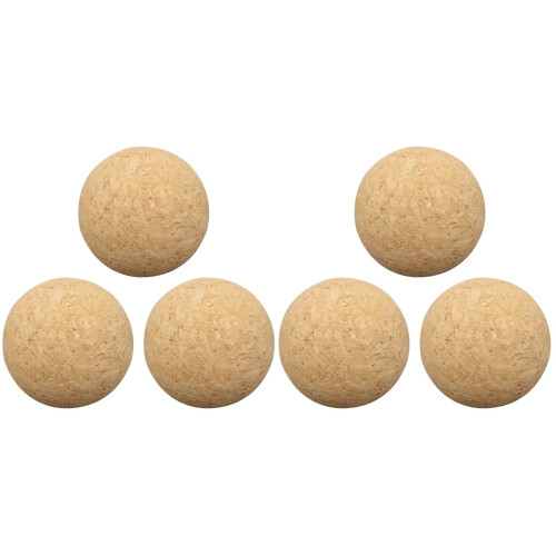 6Stk Robuste Holzkugeln Für Tischkicker, Mini, Khaki, Austauschbar 1